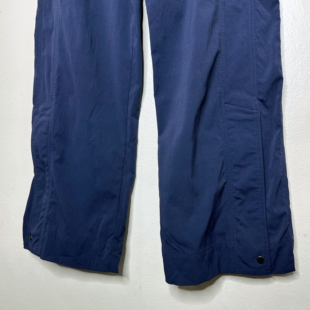 Athleta Trekkie High Rise Parachute Pants Navy Blue Elastic Waist Hiking Size 4 - Picture 12 of 12